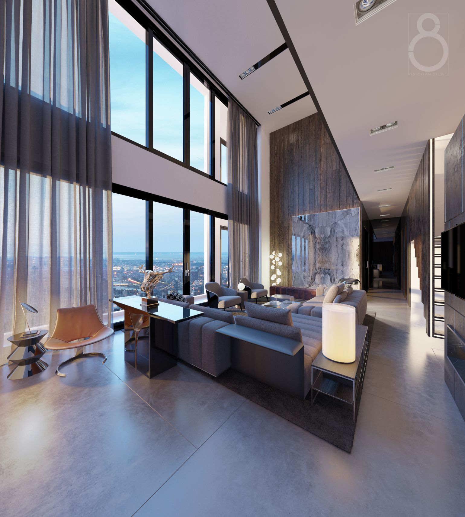 Thiết Kế Penthouse HongKong Tower Hà Nội 300m2-6